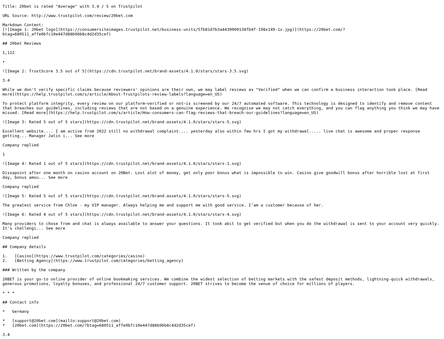 Captura contextual de opiniones públicas asociadas al dominio 20bet.com